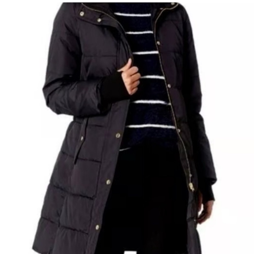 J. Crew Women's Dark Puffer Jacket